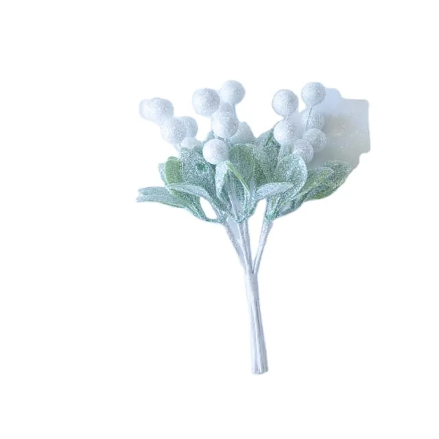 Good Prices Real Touch Leaf Artificial Eucalyptus Stem Faux Plants Xmas Bouquet Decoration