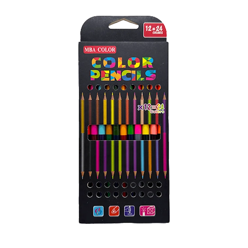 Wholesale Customization Easy To Blend Colors Playful Drawing Graphite Pencil Color Pencil