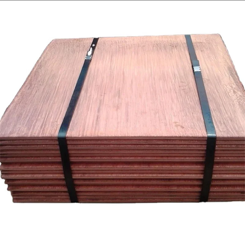 Wholesale pure copper cathodes plates lower price in stock