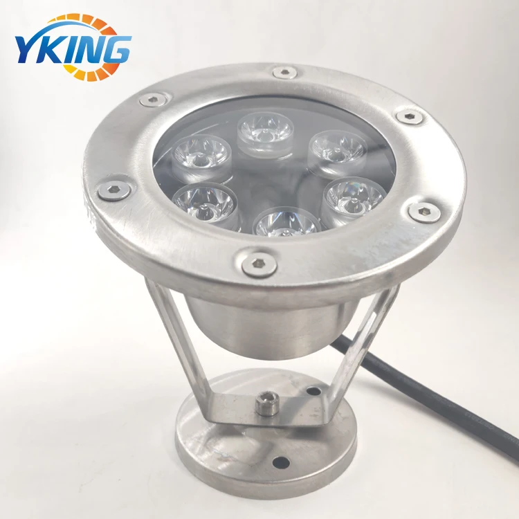  CE RoHS 304 нержавеющая сталь DC12V 6W IP68 Водонепроницаемый светодиодный кольцевой светильник DMX для