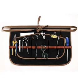 Custom Canvas Salon Barber Garden Work Tool Half Waist Apron
