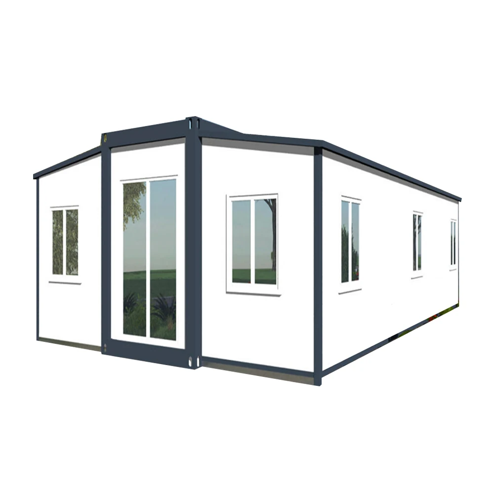 40OTHot sale shipping expandable house luxury steel hurricane proof prefab homes prefab flat pack houses