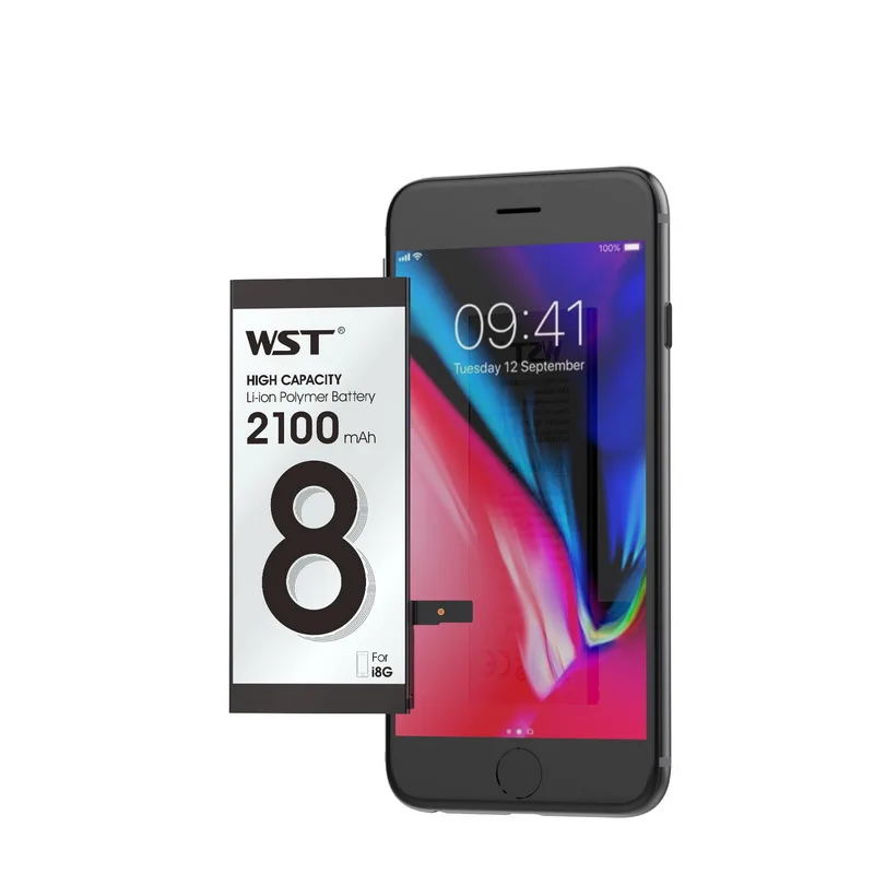  Бесплатный Образец oem 2100mah wst литий-полимерная аккумуляторная батарея для мобильного телефона