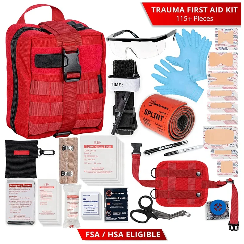 Outdoor survival emergency Utility Pouch Custom first aid kit bag