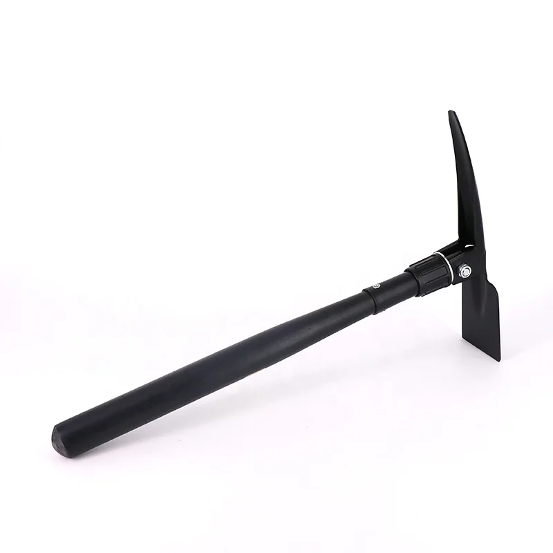 Outdoor Camping Hiking Ultimate Function Wood Handle Pickaxe