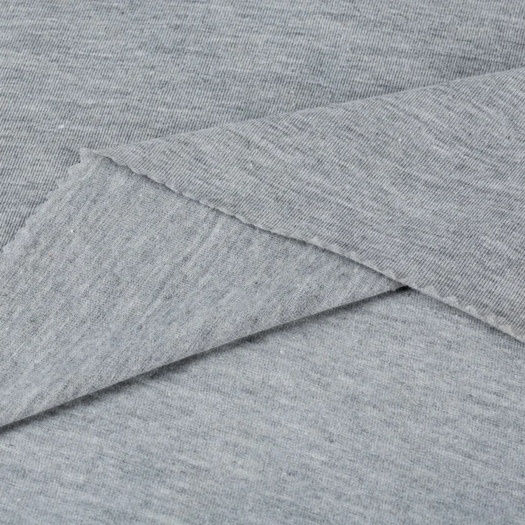  65% полиэстер 35% хлопок трикотажная одинарная ткань для футболок и домашних платьев