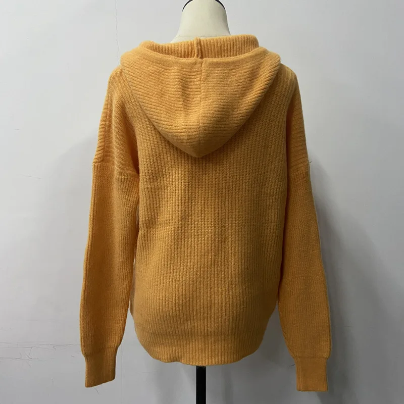 Autumn Winter Spring Wholesale Ladies Sweaters With Hoodies Korean Cardigan Hoodie Jacket And Hoodies For Women Wholesale