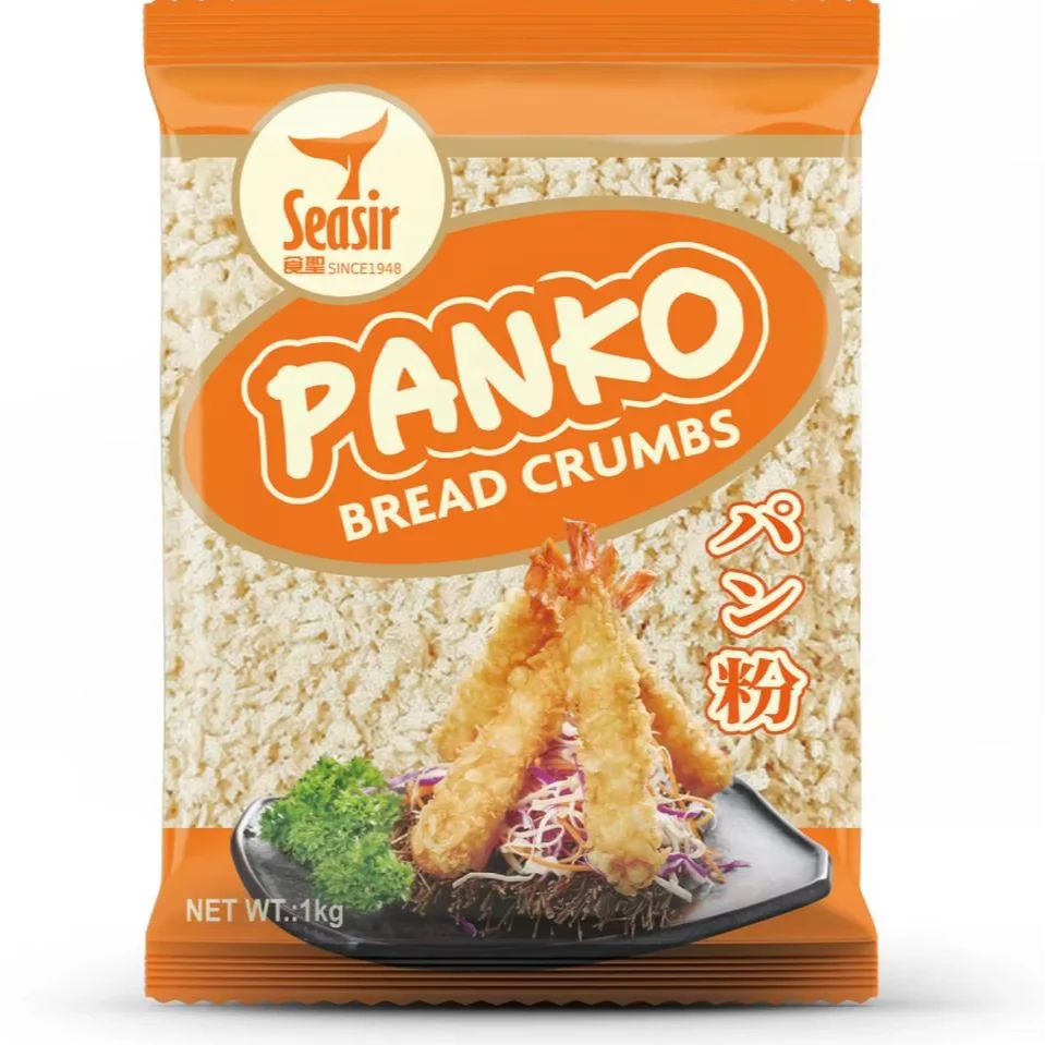 Bread Crumb Panko 1kg Bulk Packaging Wheat Flour 10bags Dry Style for Frying