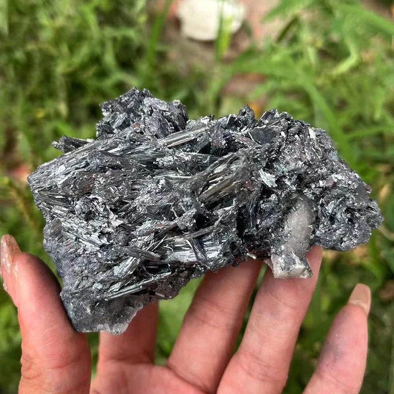 Wholesale Natural Healing Crystal Quartz Mineral Specimen Rough Stibnite Raw Antimonite