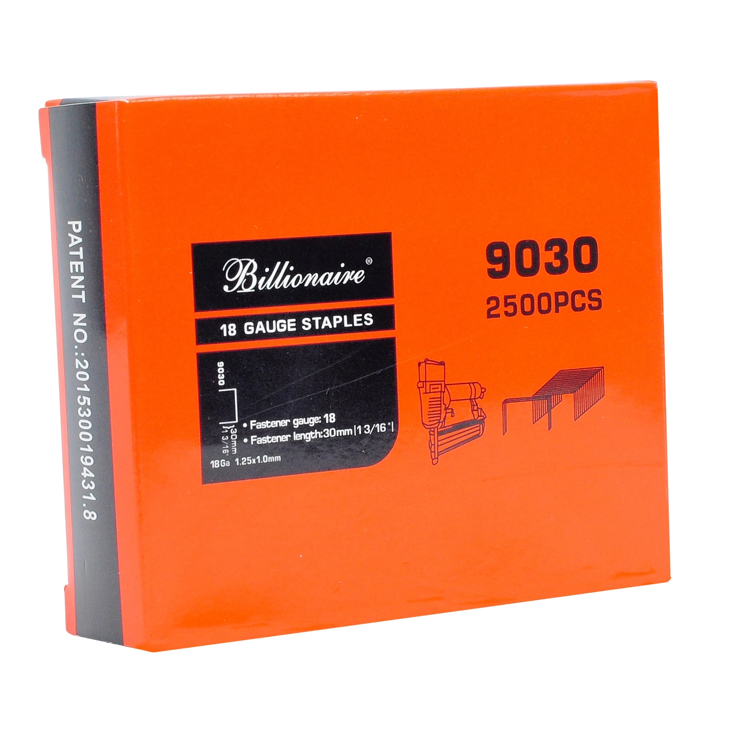 18 gauge medium wire 90 25 mm leg Series strip Brad pin collated zinc plated staple for wood furniture