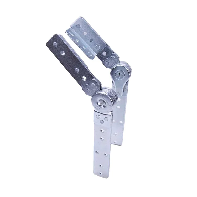 Jinpai 90-180 degrees 6 gears sofa adjustable headrest spring back hinge mechanism concealed hinge sofa headrest mechanism