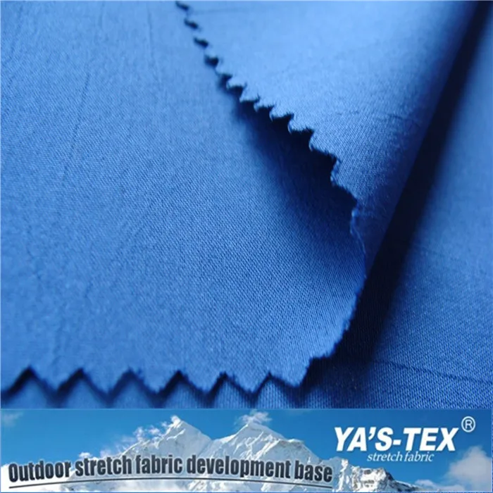 
Green material recycled PET stretch fabric made from recycled plastic bottle 