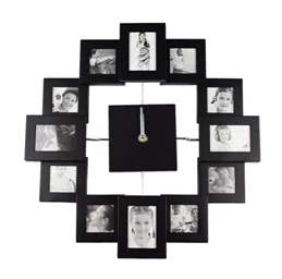 Big size wall clock photo frame picture wall clock with photo