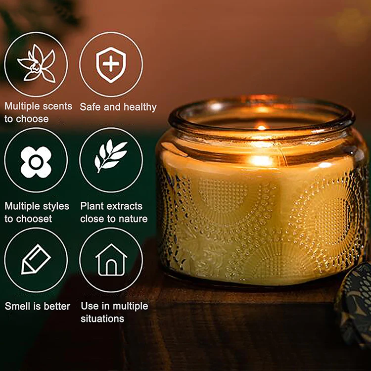  Soy candles scented luxury natural
