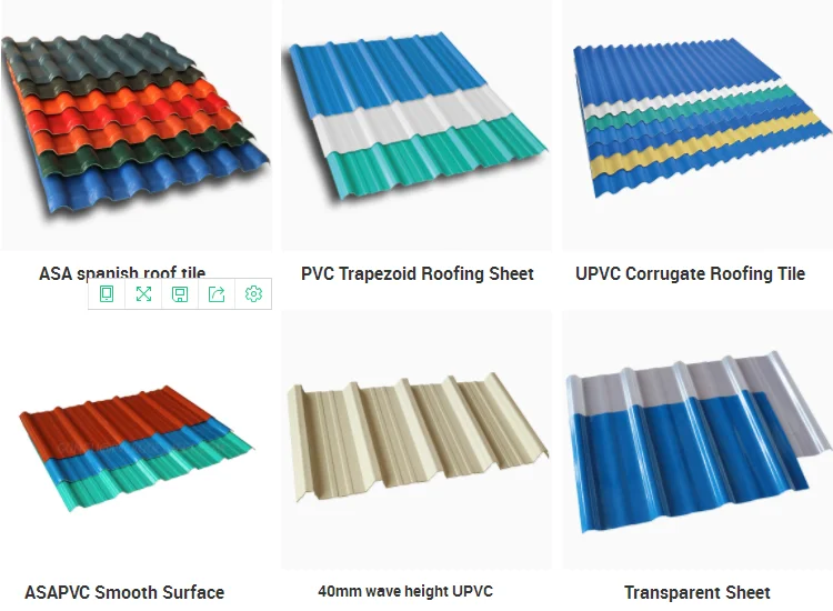 modern light weight pvc plastic roof plastic shed roof waterproof pvc tile roofing profile sheet suppliers in muscat oman