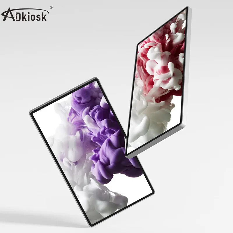 18.5 inch super big screen multi touch android 5.1 wall mounted advertising player digital signage