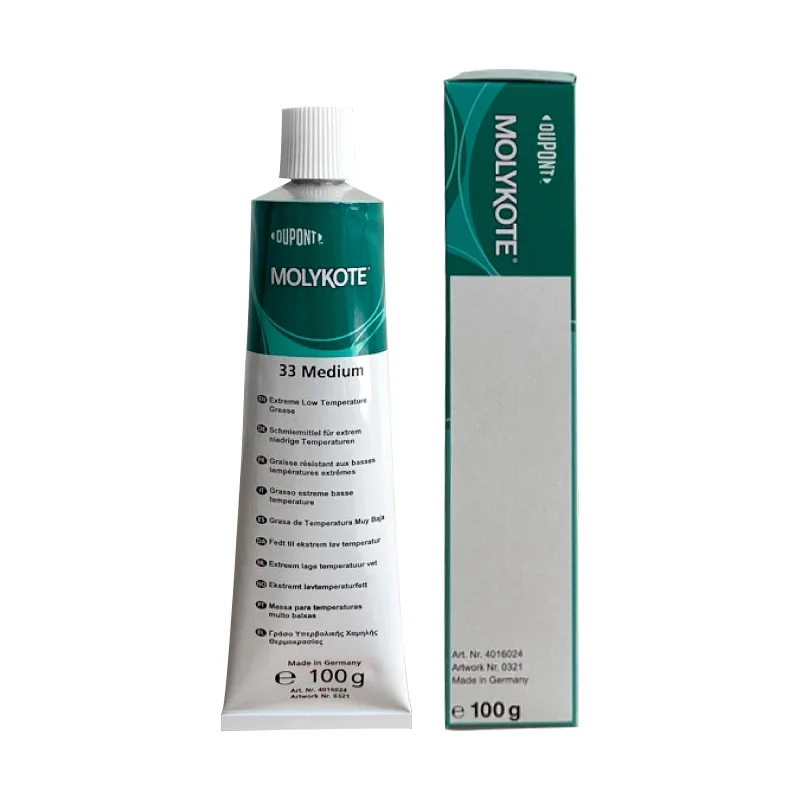 MOLYKOTE 33 Medium Extreme  Low Temperature Grease  for use under a wide range of temperature conditions for light-load