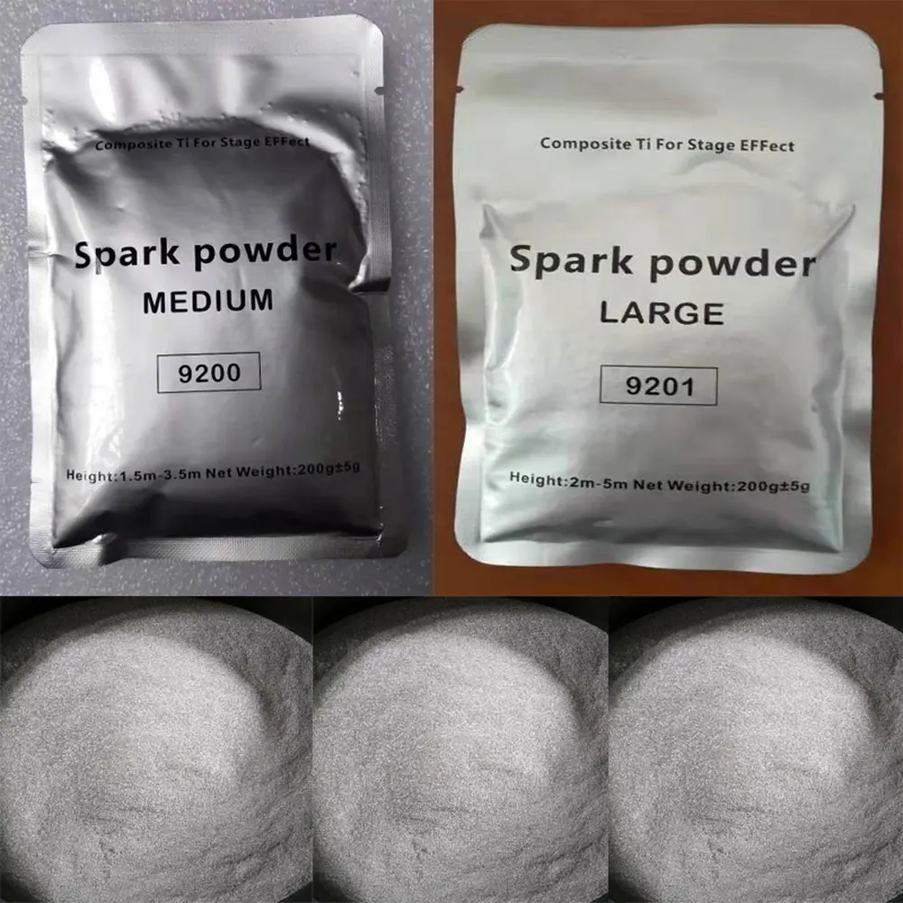 Cold Fireworks Composite Ti Spark Granules Powder Titanium Powder For Fireworks Fountain Machine TI Powder