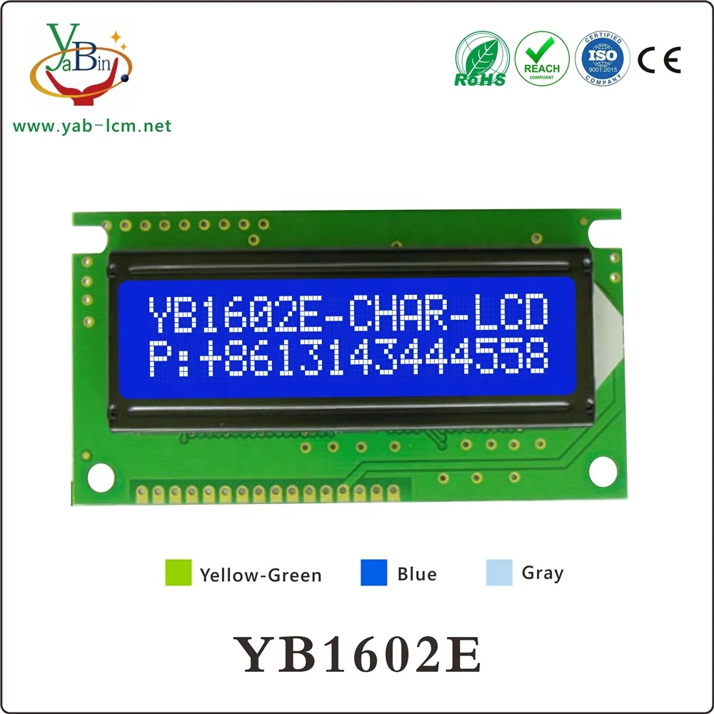 1602 Character Display 1602E Blue Lcd Module Drive Voltage: 5.0V Or 3.3V
