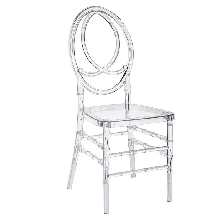 China Wholesale cheap Wedding Clear PC Silla acrylic tiffany chiavari phoenix resin chair