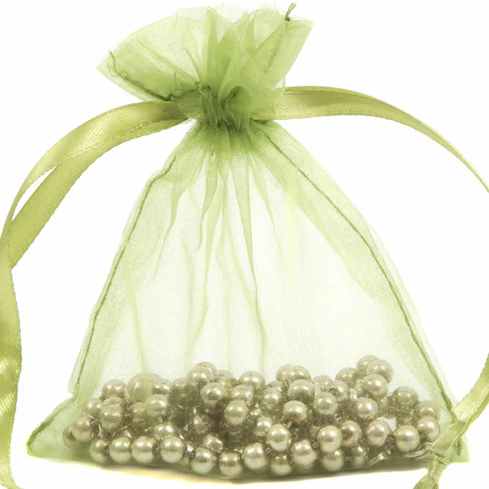 Бестселлер, 25 цветов, 100 шт./упаковка, 4 Х6 дюймов, высококачественная прозрачная органза, упаковка для ювелирных изделий