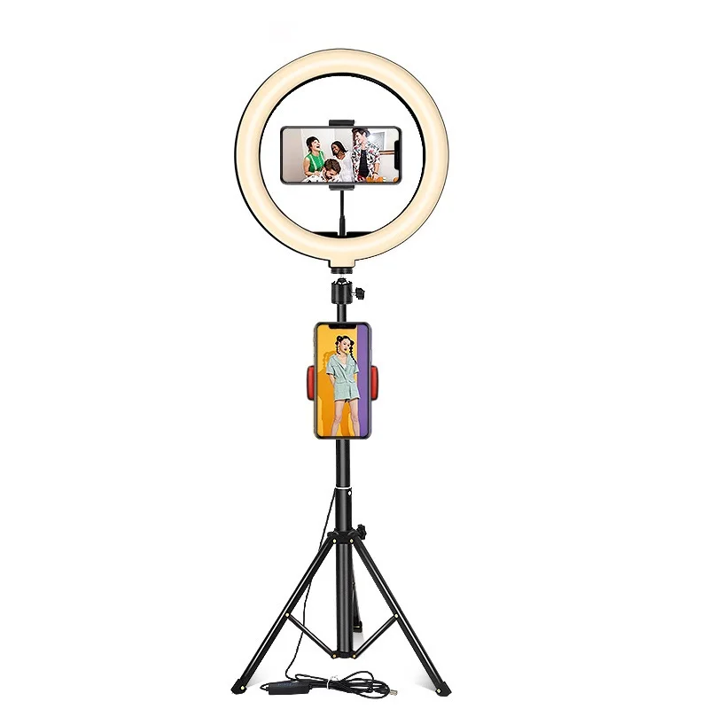 6 Inch Led Makeup Ring Light Photography Ring  Lamp Phone holder Makeup Led Ring Light with Stand 3000K-6000K