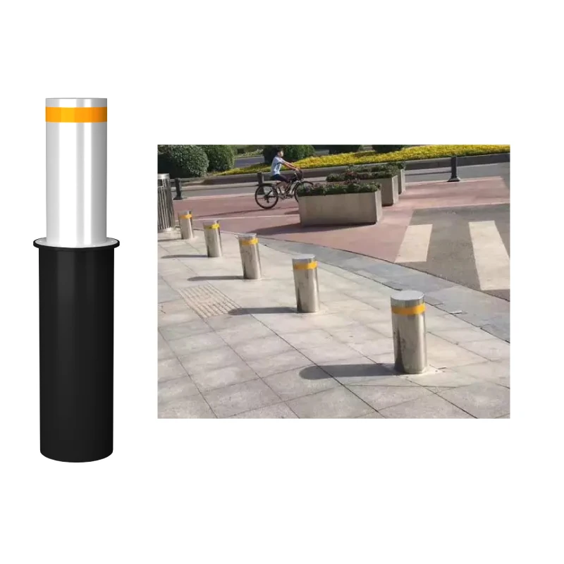 Retractable Bollard for Hotel Entrances, Secure Vehicle Access Control Systems