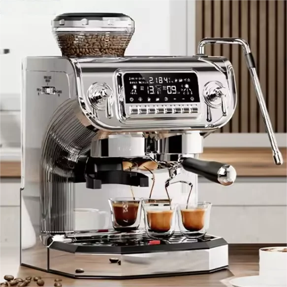 19 Bar professional home automatic 4 in 1 cafetera cappuccino commercial coffee maker/espresso machine with grinder