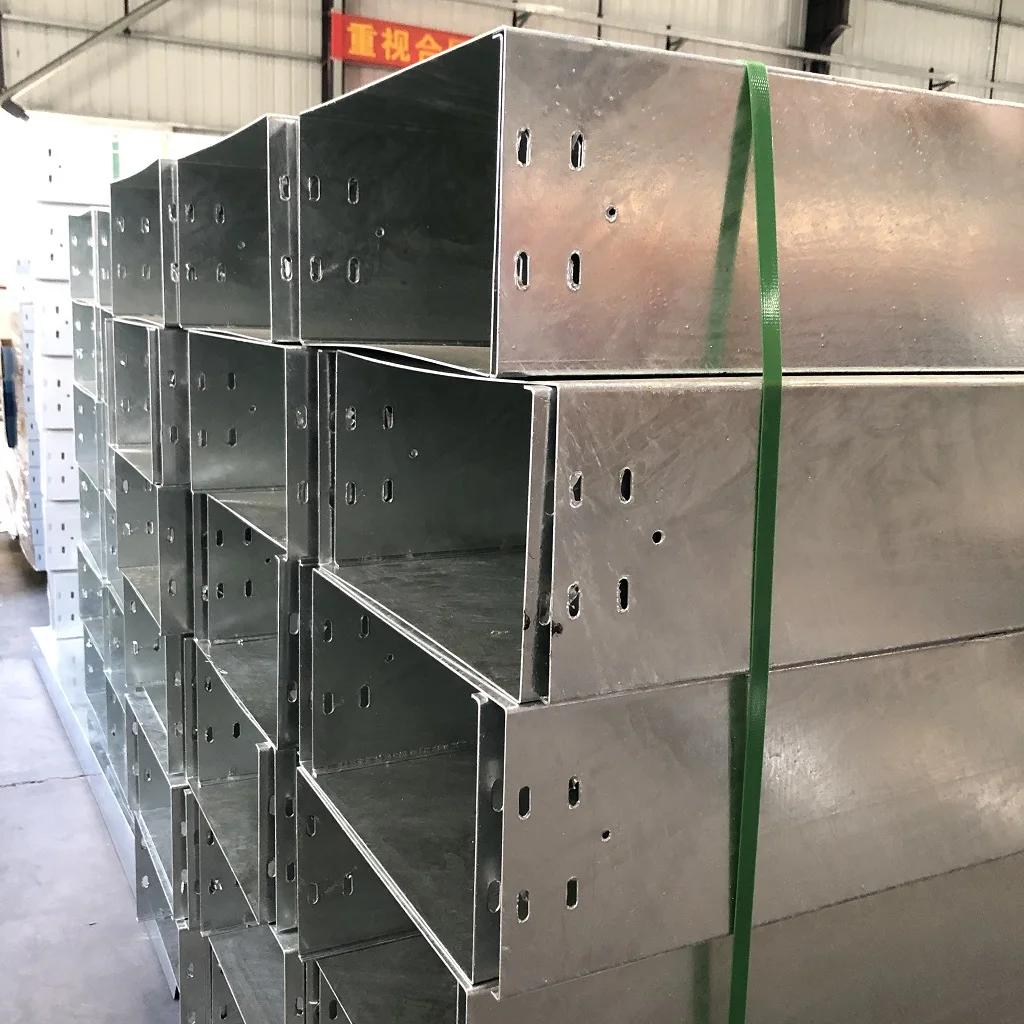 Factory Direct Sale Waterproof Rustproof Outdoor Spraying Cable Trunking Stainless Steel Hot-Dipped Galvanized Solar Cable Tray