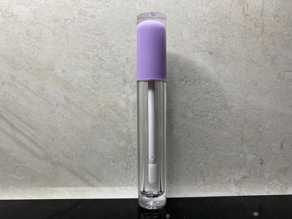 Double Side Plastic Cosmetic Packaging Lipgloss Wand Tube Empty Lip Gloss Tube Container 6ml