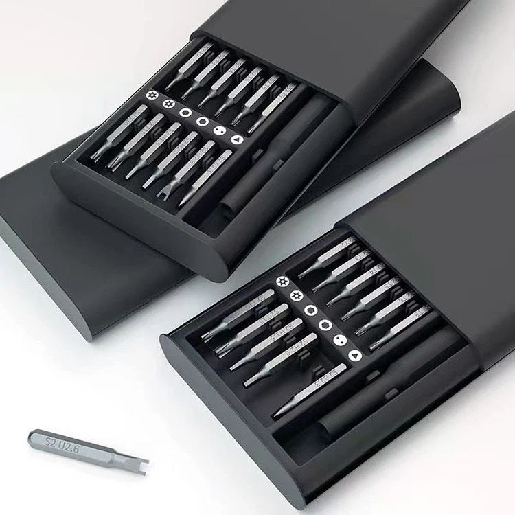 24 in 1 Screwdriver Set for Mobile Phone Laptop Precision Magnetic Screwdriver Bit Set Electronics Repair Screwdriver Kit Tools