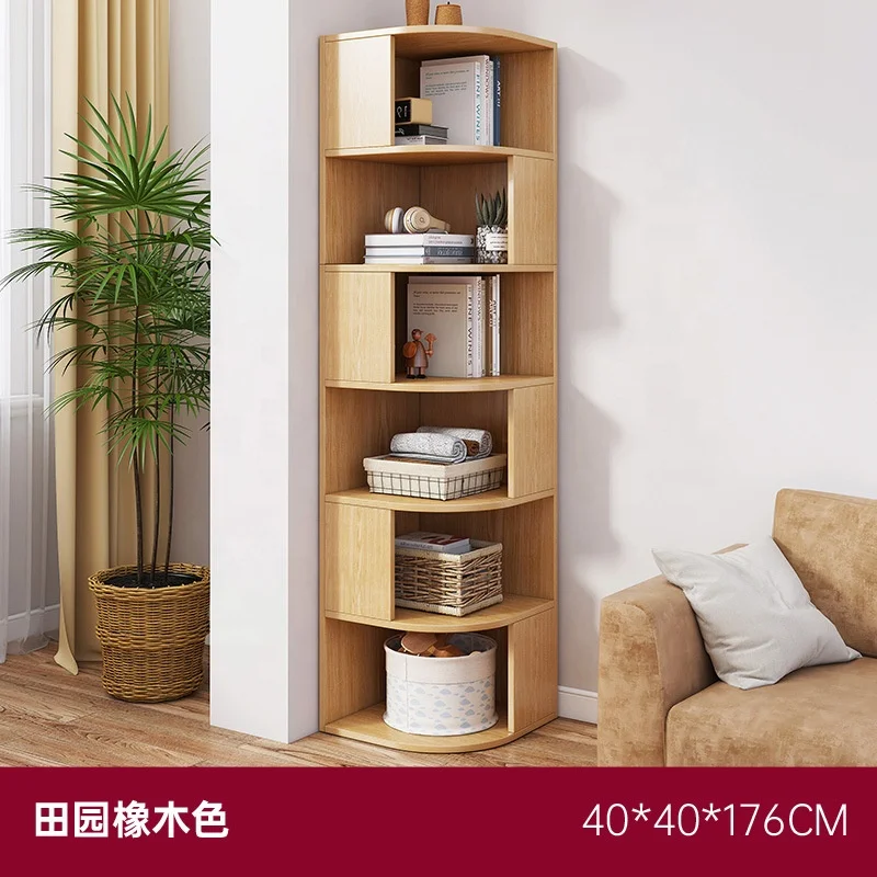 New Product Freestanding Shelving Unit Wooden Bookcase Cube Display Book Shelf 5-Tier Bookshelf