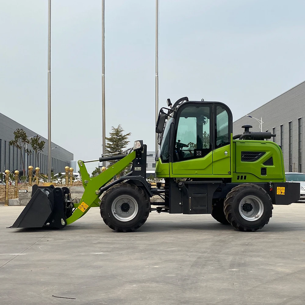 Chinese 910 915 Agricultural articulated 1.5 ton loader wheel payload front end mini wheel loader