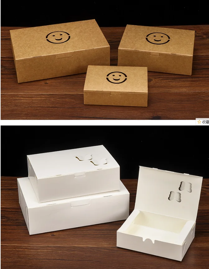 Disposable Salad Packaging Biodegradable Kraft Paper Takeaway Sushi Box With Window
