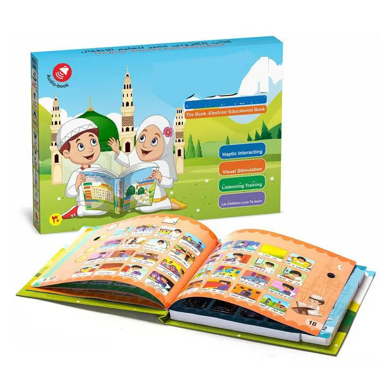 Arabic Teaching Toys Arabic Language Early Education Toys Arabic Alphabets Picture Book Early Education Toys for Toddlers