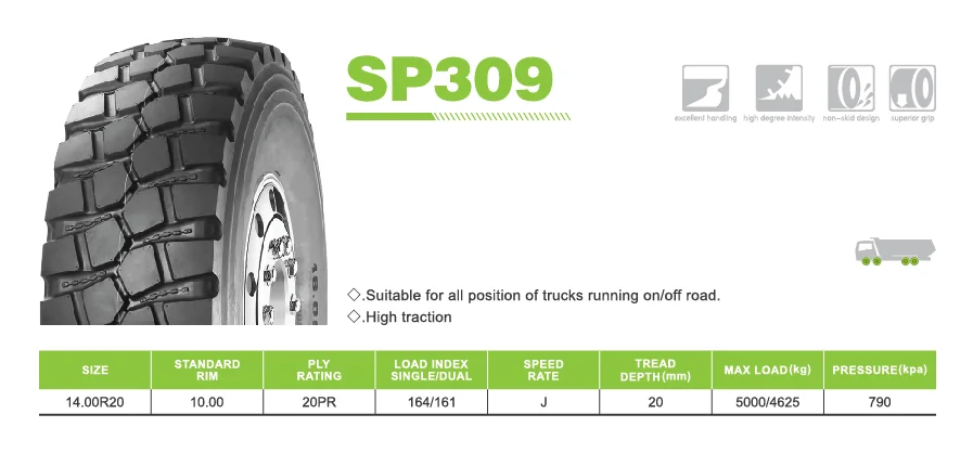 14.00R20 SPORTRAK Brand Tires All Sizes