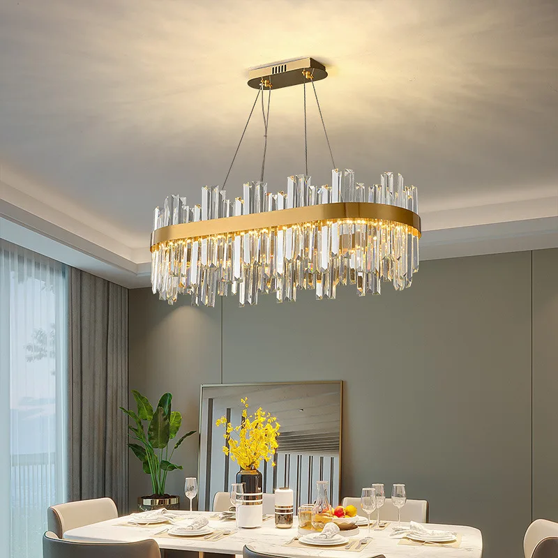 China Wholesale Lobby Ceiling Long  Large Cake Stander Wedding Modern Luxury Big Crystal Pendant Lights Chandelier