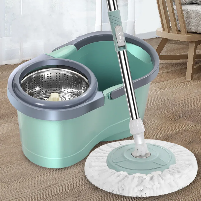 Magic Household 360 Degree Rotation Squeeze Floor Cleaning Rotating Mops Bucket