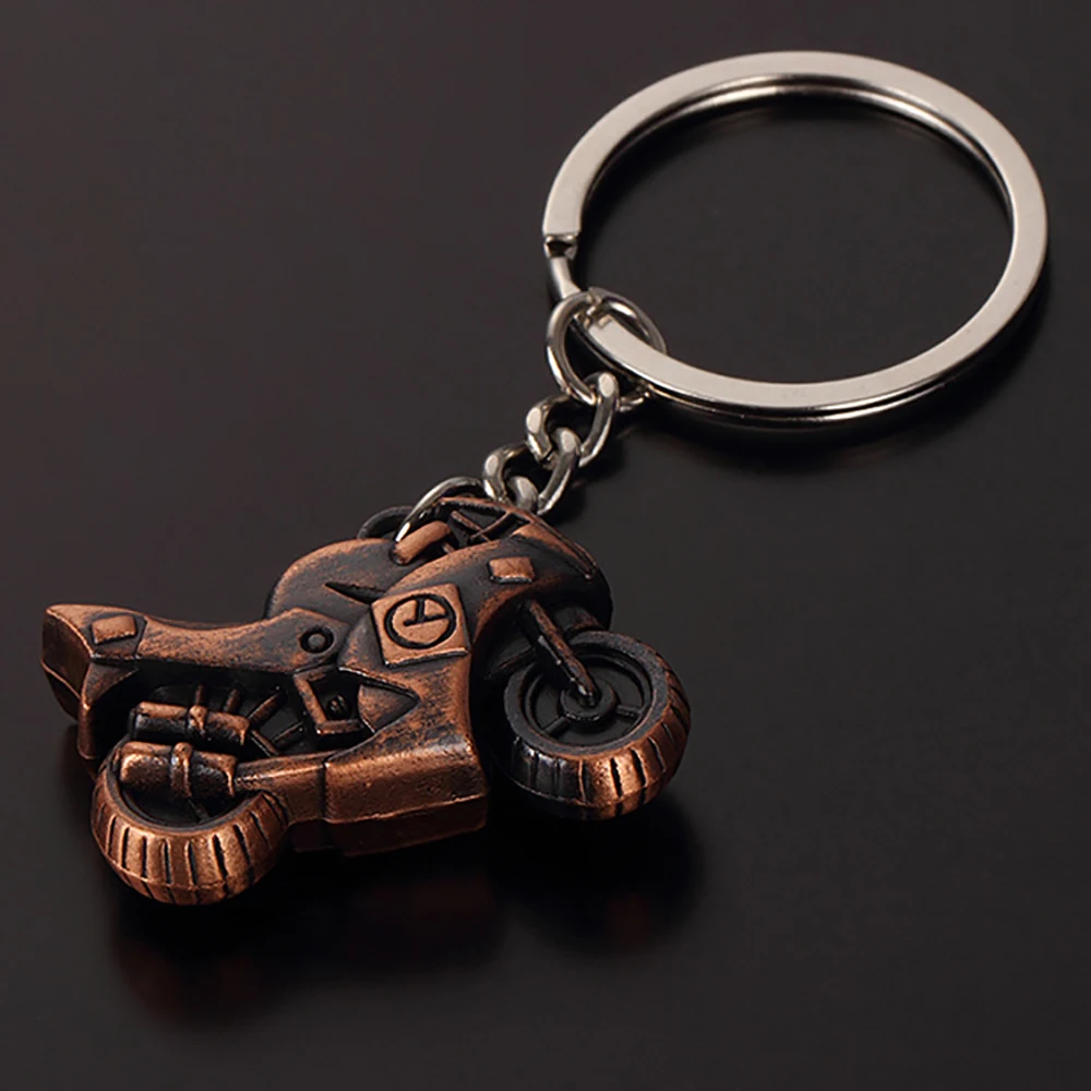 Color Wholesale Promotional Metal 3D Heavy Motorcycle Keychain
