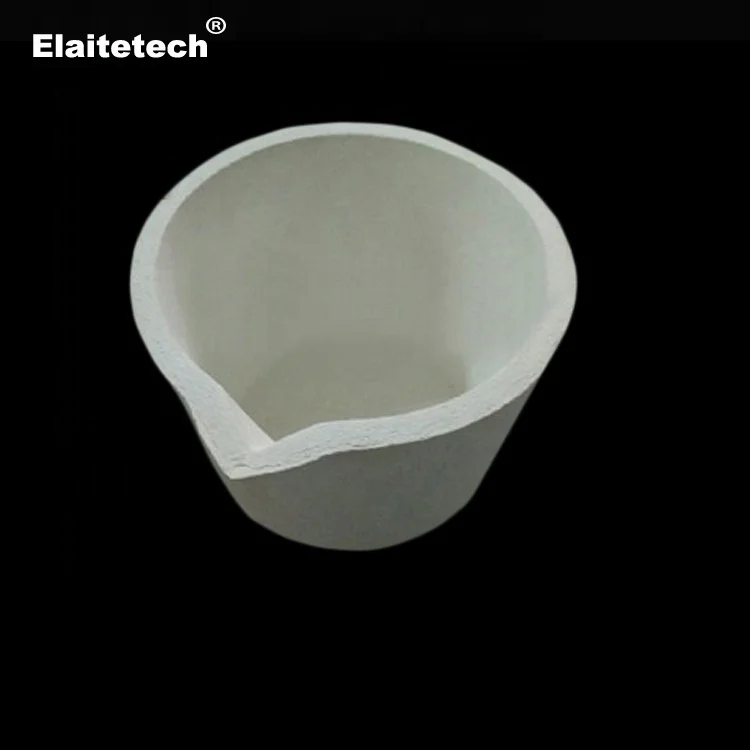 Die casting usage aluminum titanate castable spoon & ceramics pour ladle for gravity casting foundry