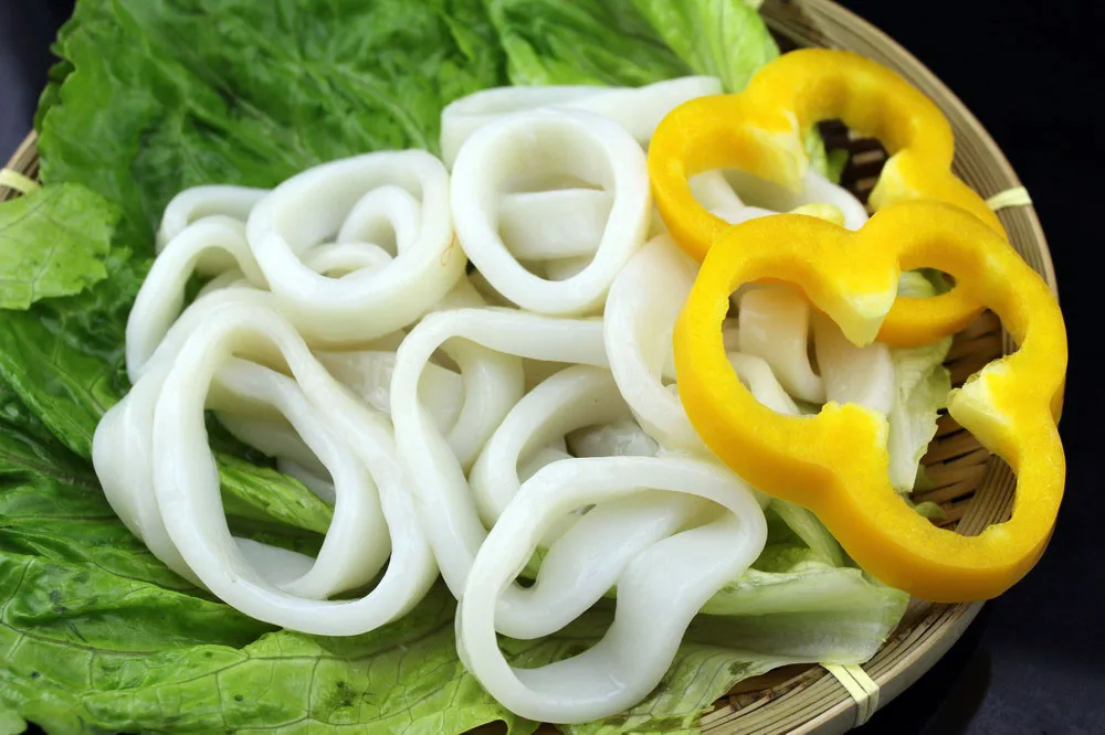 
fresh seafood squid ring frozen squid 