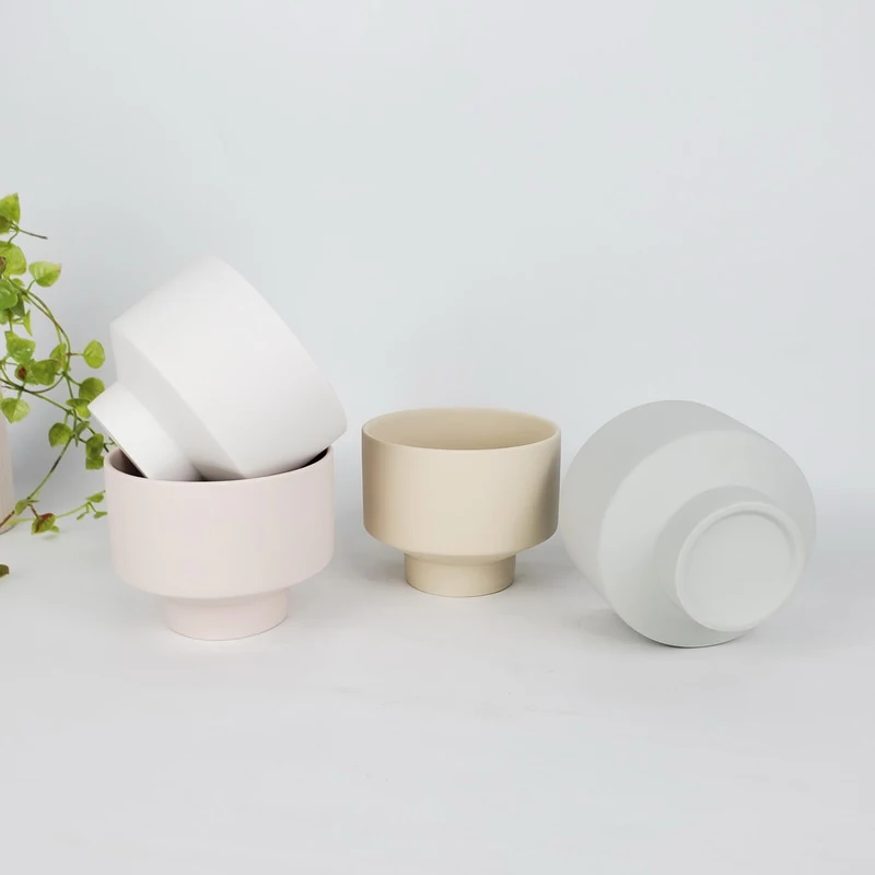 Фарфоровые уникальные пустые банки для свечей, декоративные керамические экологически чистые Элегантные украшения для дома, Рождественская гравировка