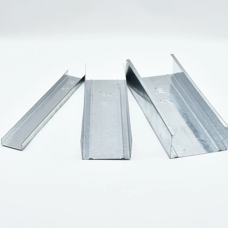 Light Steel Keel Drywall Gypsum board steel profiles frame metal stud for partition systems U channel