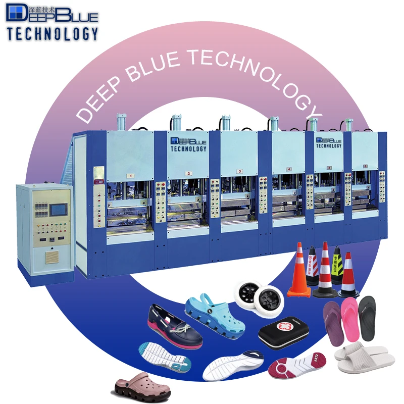 High Quality Hot and Cold Plastic EVA Injection Molding Machinery EVA Sandal Crocs Injection Machine