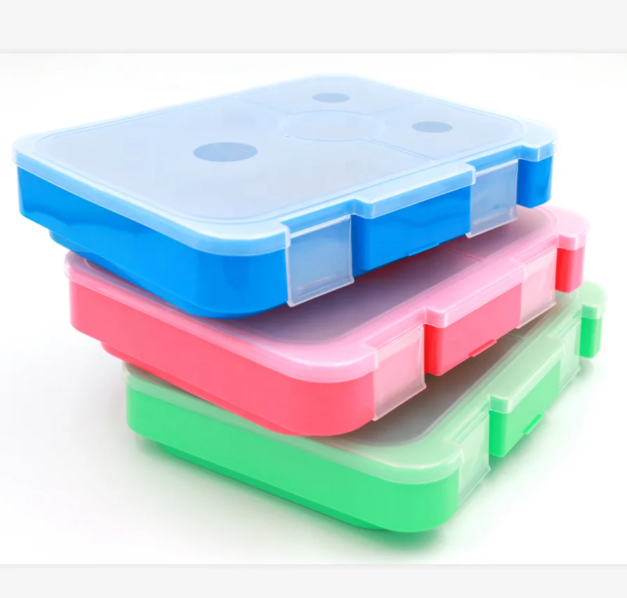 
Meal Prep Sealed Green Color Hot Box Lunch Box with Spoon Leak proof 3 Compartments Storage Box  (62430012094)