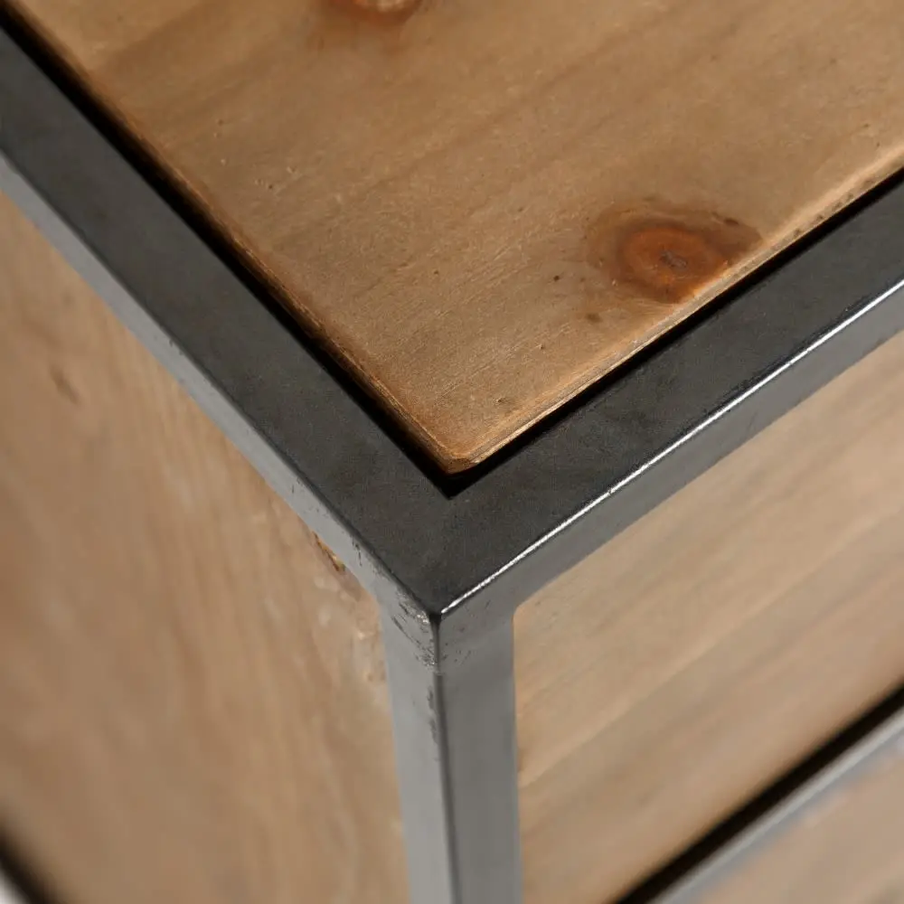 Vintage Loft Style Metal Cabinet Industrial Furniture