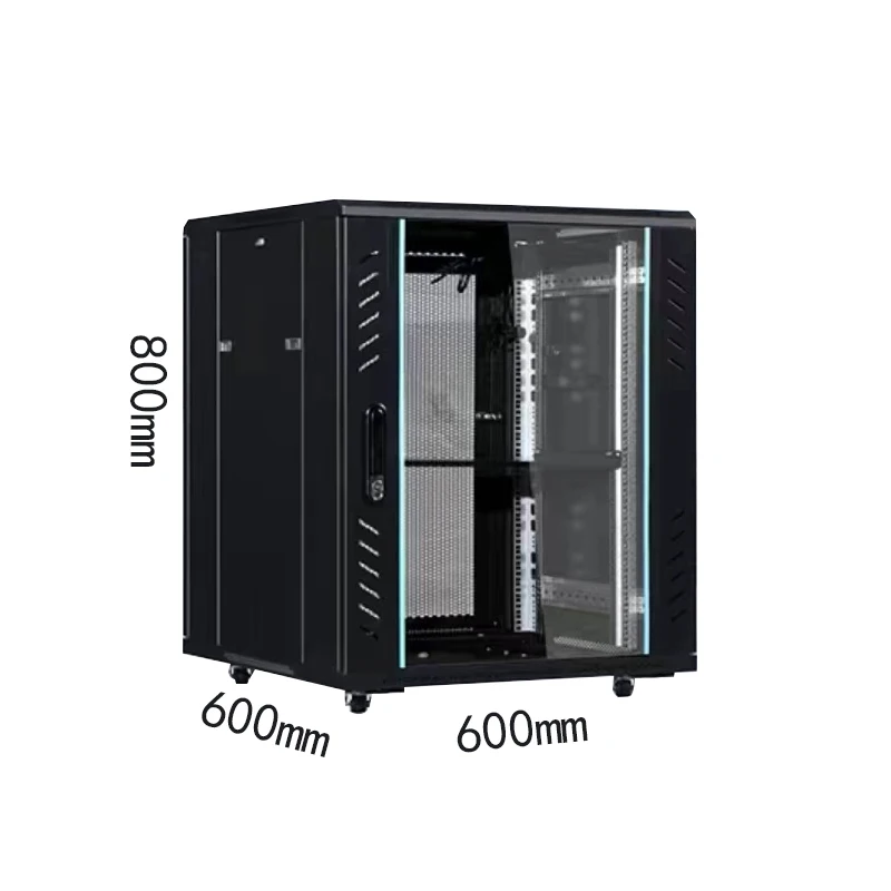 Efficient Floor Standing Network Cabinet with Cable Management & Cooling System in Stock