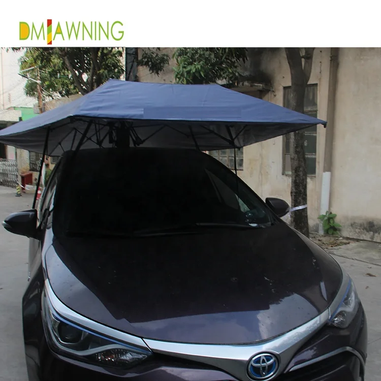 Foldable Automatic Outdoor Sun Protection Car Cover Car Parking Tent Umbrella