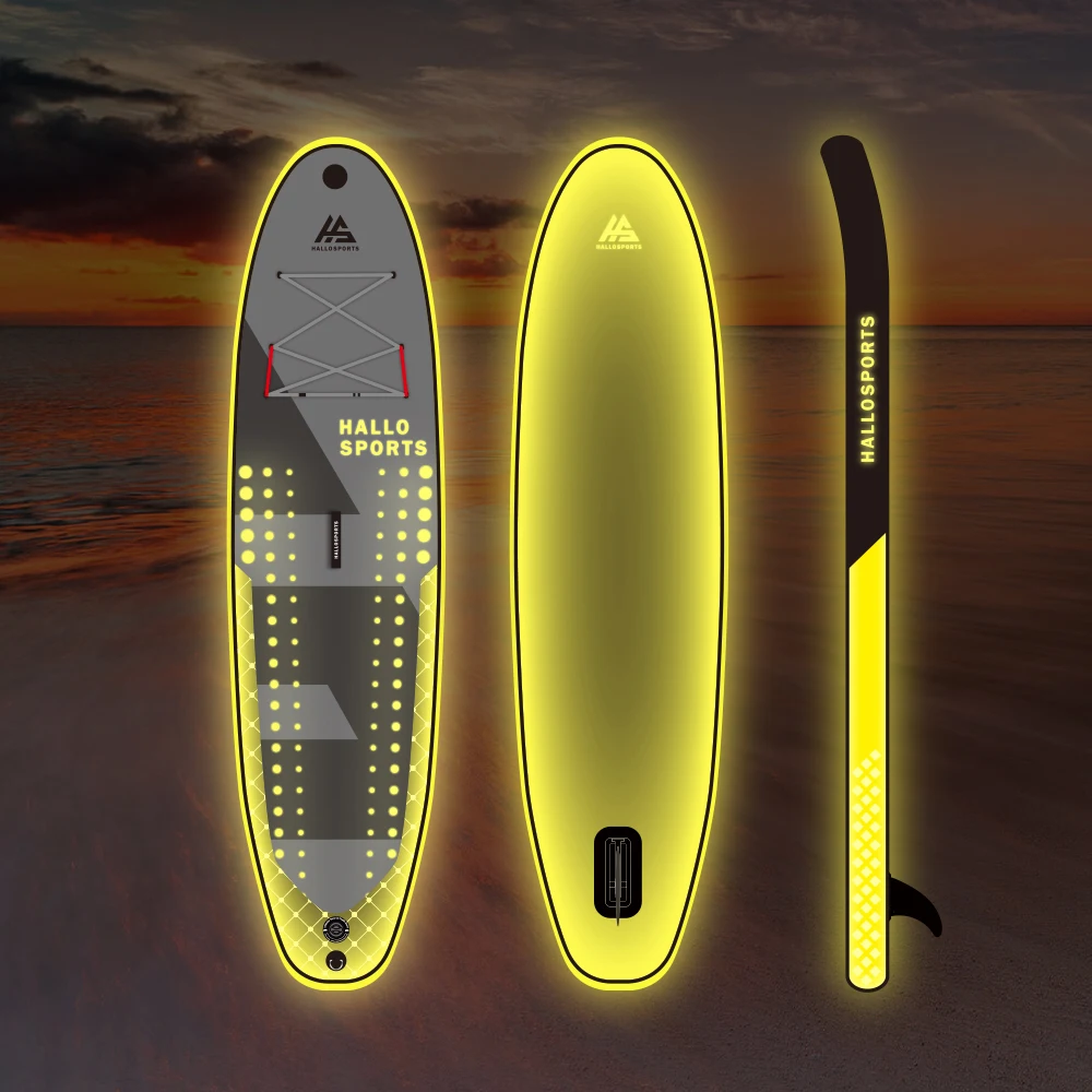 Hallosports 296 strong light glowing sup board sup paddle board surfboard sup