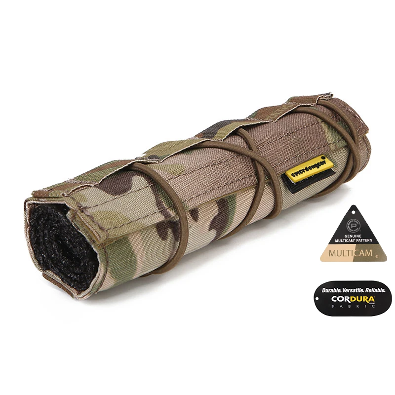 Emersongear 500D Cordura нейлоновый защитный чехол для пистолета аксессуары 18 см Тактический глушитель многокасной ткани